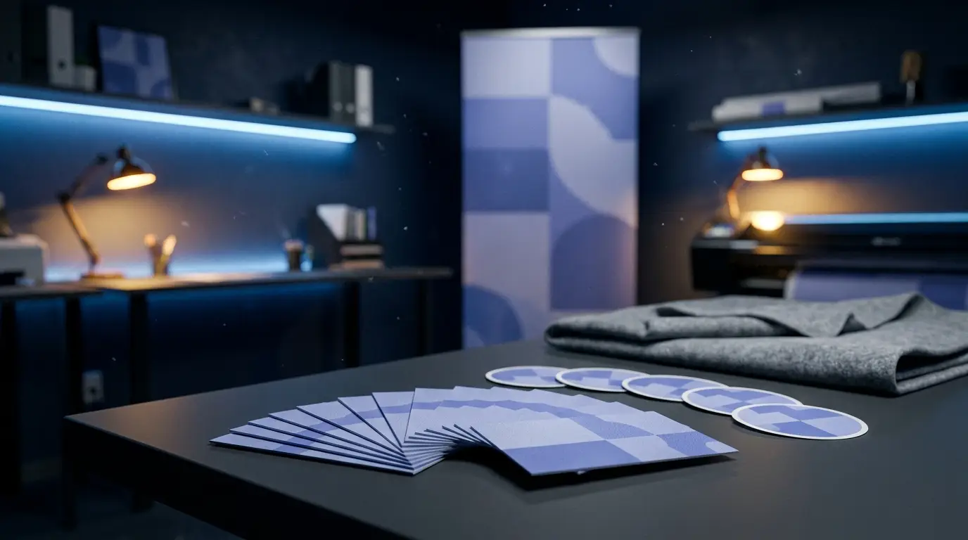 Druckprodukte von Fly & Froth – Visitenkarten, Flyer, Rollups