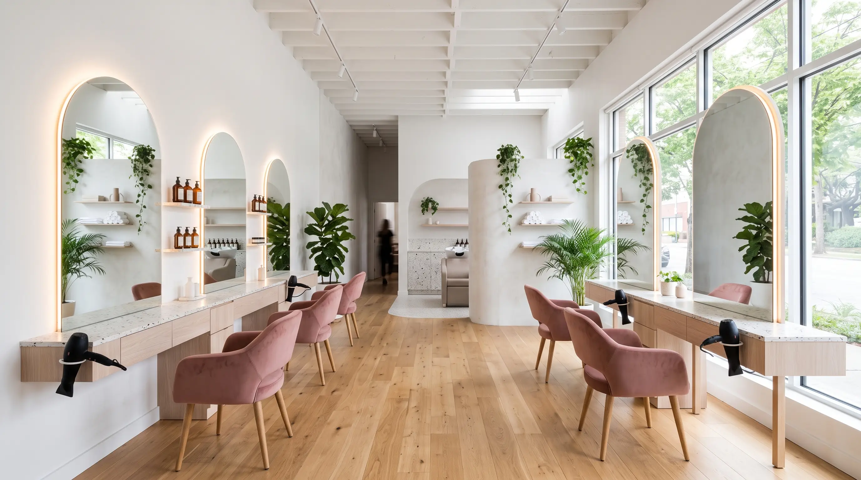 Blick in den Salon Studio Lumen