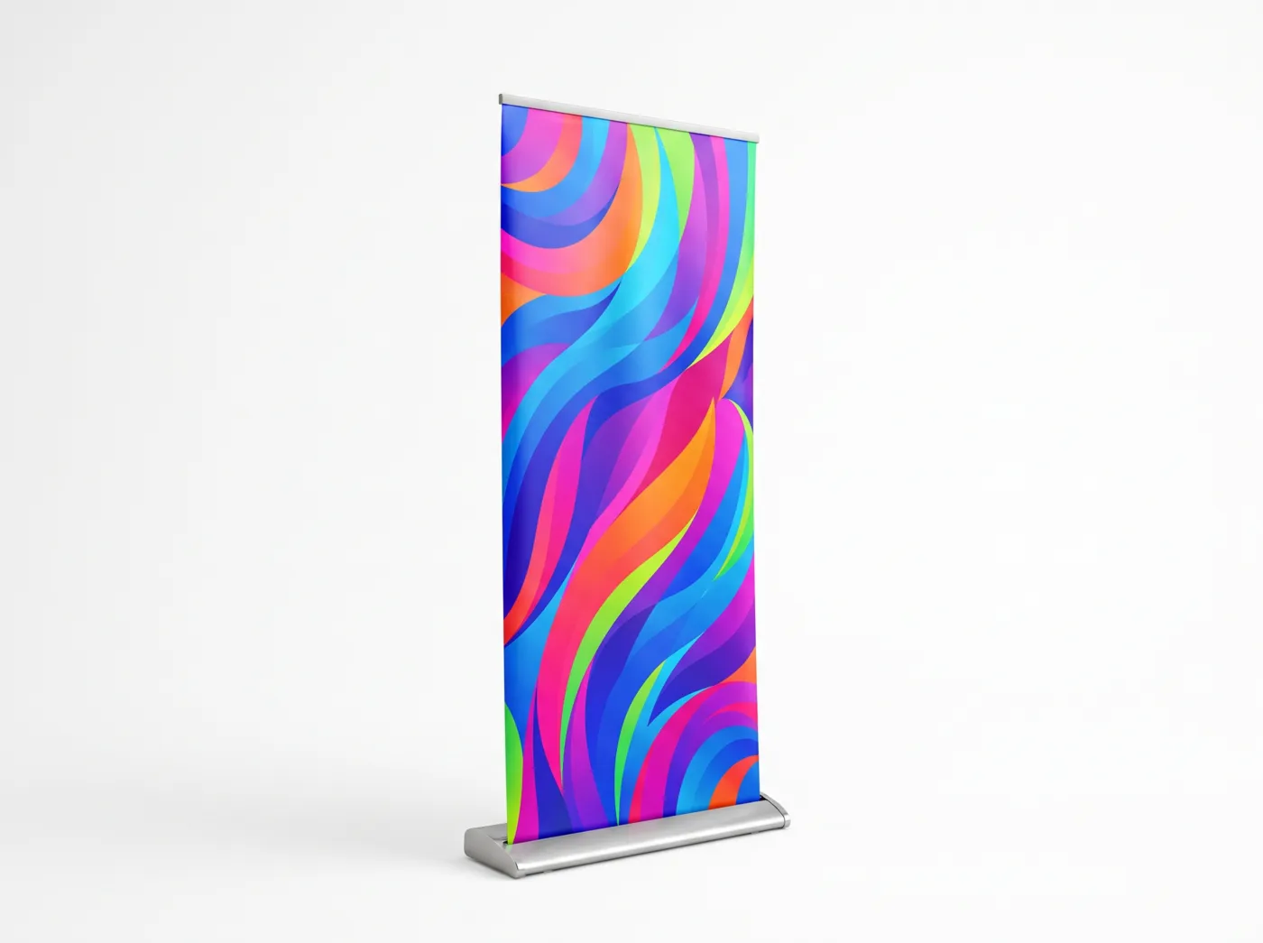 Rollup-Banner – Beispiel von Fly & Froth