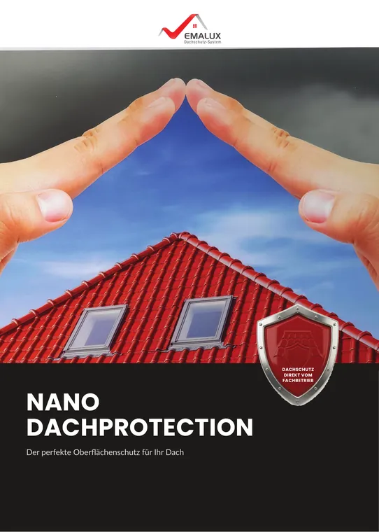 Flyerdesign Kundenreferenz Emalux Nano Vorne – Fly & Froth