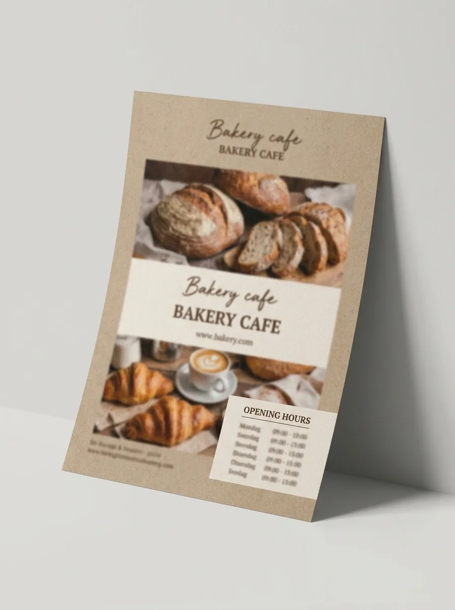 Bäckerei & Café – Designbeispiel von Fly & Froth