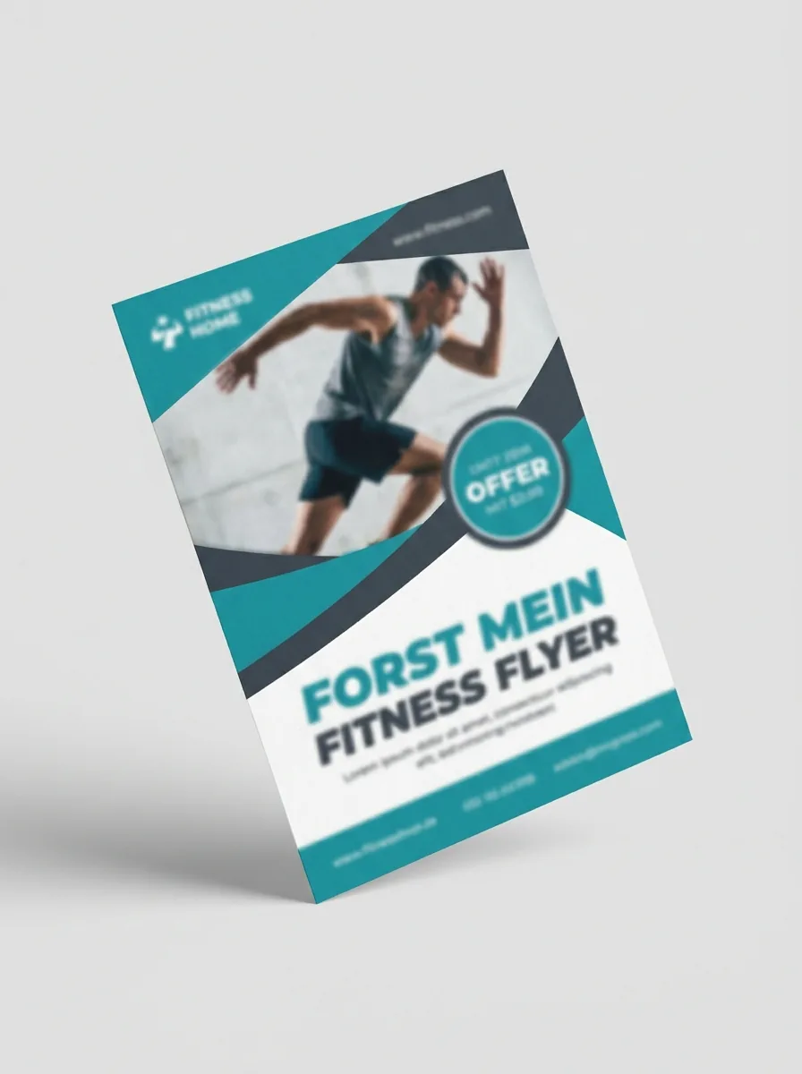 Fitness & Sport – Designbeispiel von Fly & Froth