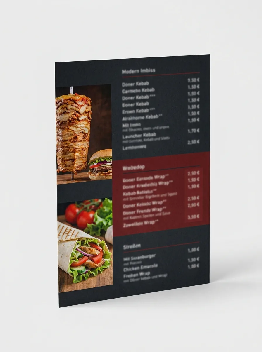 Döner & Imbiss – Designbeispiel von Fly & Froth