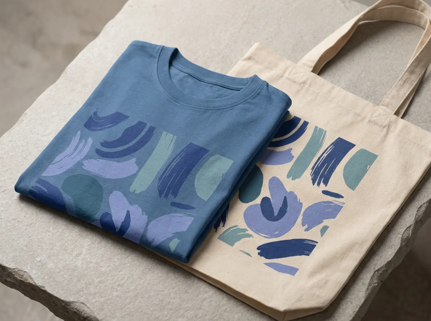 Textil & Merch – Mockup-Beispiel von Fly & Froth