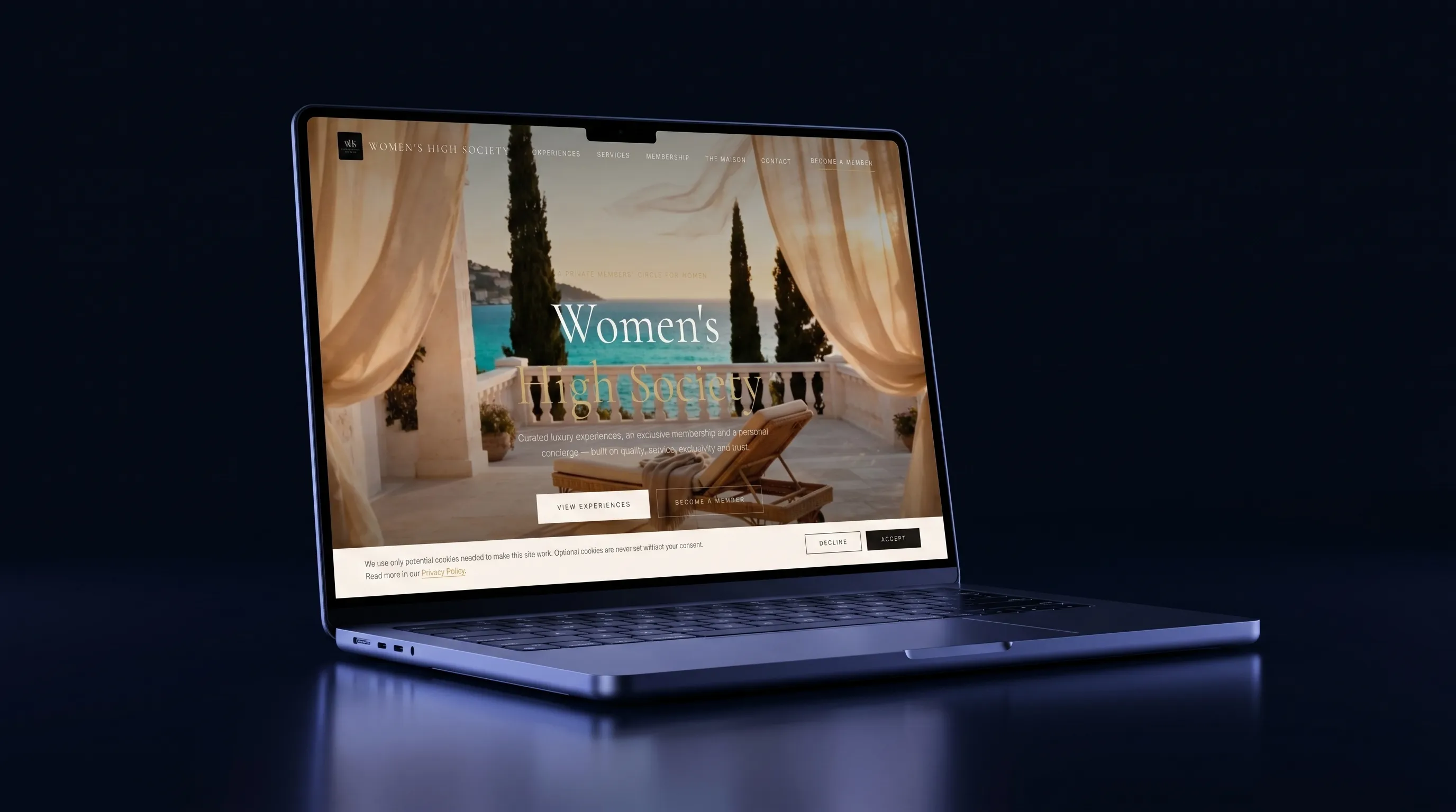 Women's High Society – Referenz für das Business-Paket