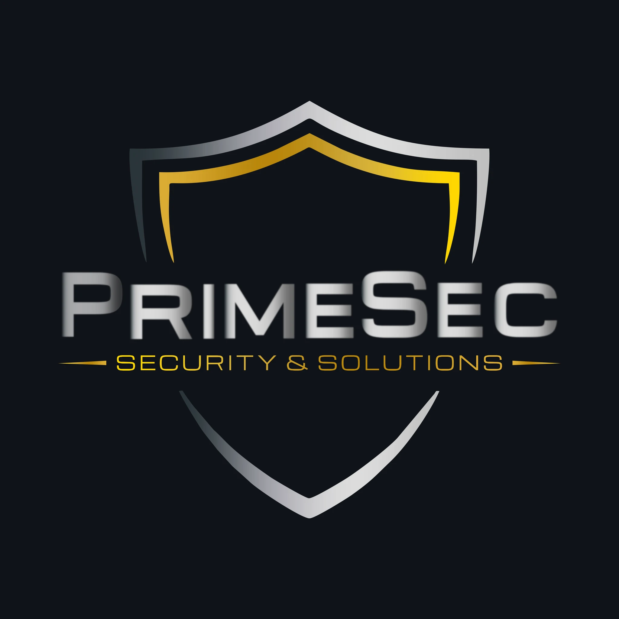 Sicherheitsdienst-Logo für PrimeSec Security & Solutions – umgesetzte Kundenarbeit von Fly & Froth