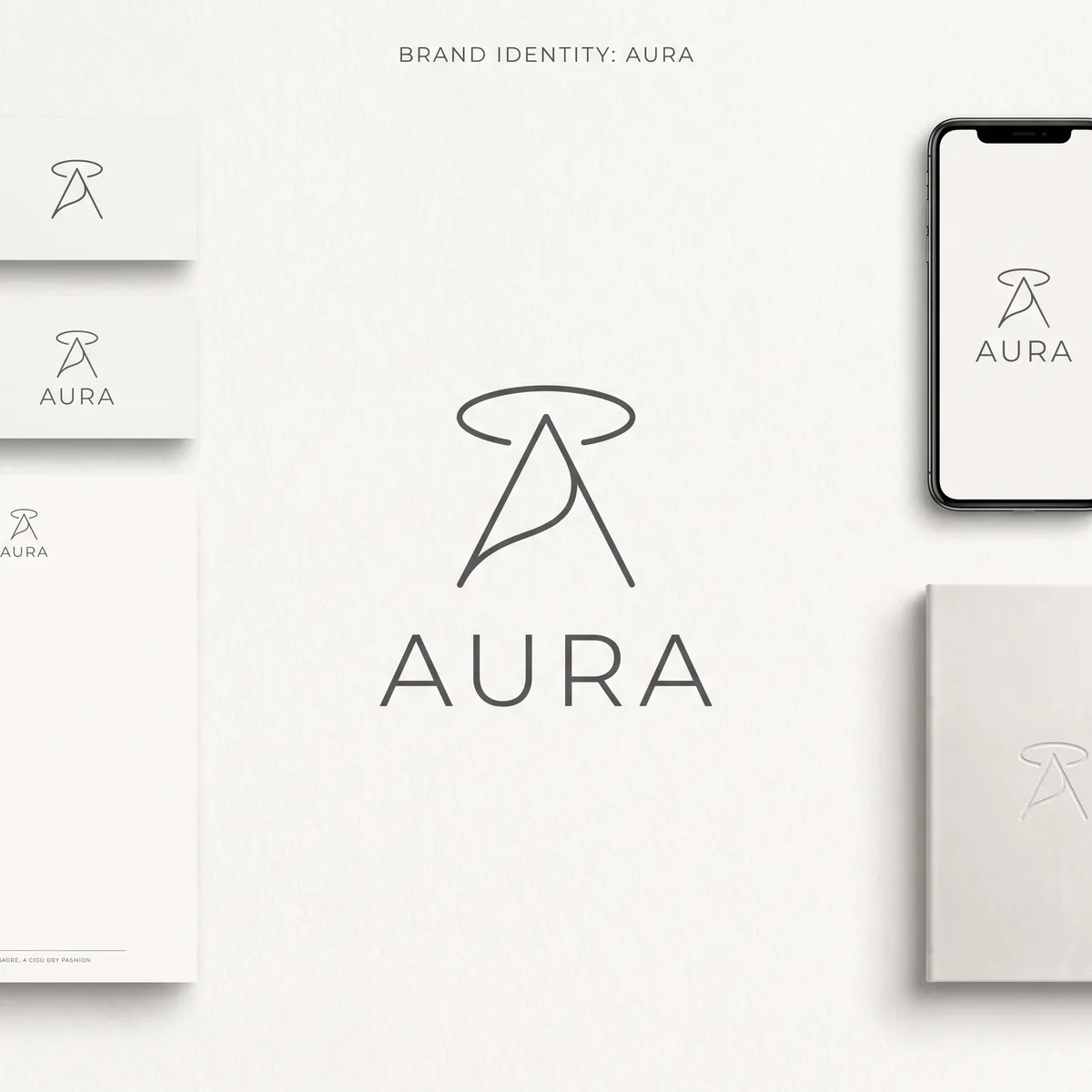 Logo-Variante im Stil Minimal – Fly & Froth